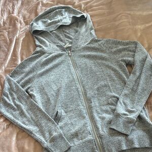 Cotton On Gray Zip-Up Sweater